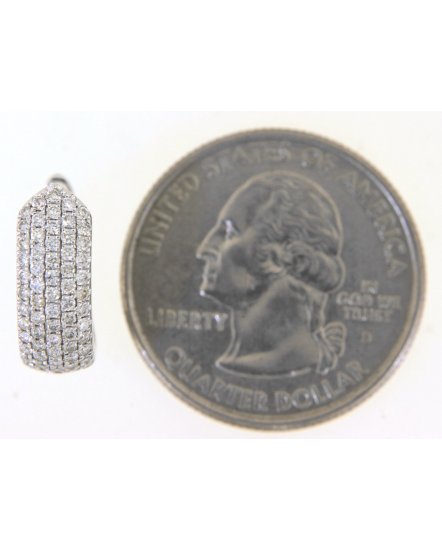 PAVE DIAMOND HUGGIES (TE1433)