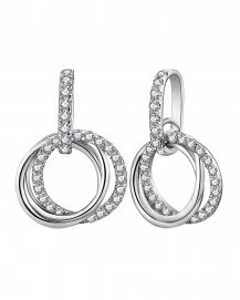 ROUND STYLE INTER LINKED DIAMOND DANGLING (TE1436)