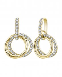 ROUND STYLE INTER LINKED DIAMOND DANGLING (TE1436)