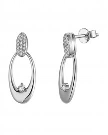 OVAL SHAPE DIAMOND DANGLING (TE1448)