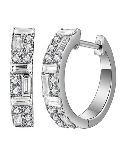 BAGUETTE DIAMOND HUGGIES (TE1467)