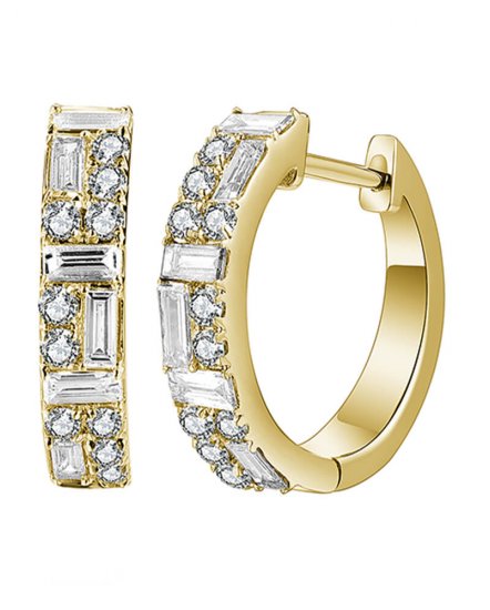 BAGUETTE DIAMOND HUGGIES (TE1467)