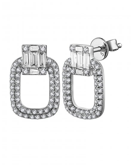 OPEN BAR DIAMOND STUDS (TE1470)