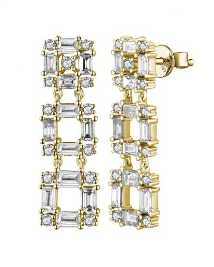 BAGUETTE DIAMOND DANGLING (TE1483)