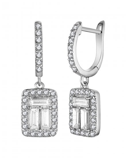 BAGUETTE DIAMOND DANGLING (TE1498)