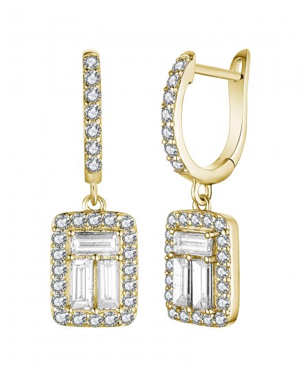 BAGUETTE DIAMOND DANGLING (TE1498)