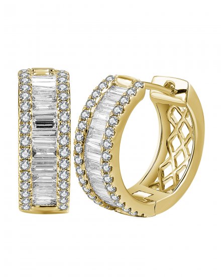 BAGUETTE DIAMOND HUGGIES (TE1500)