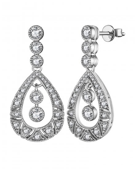 PEAR STYLE DIAMOND DANGLING (TE1511)