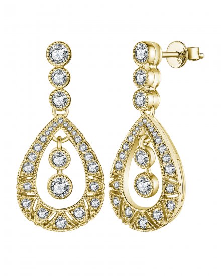 PEAR STYLE DIAMOND DANGLING (TE1511)