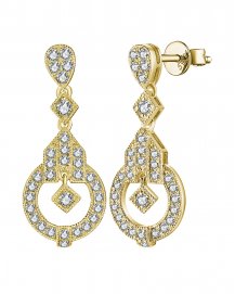 ROUND SHAPE DIAMOND DANGLING (TE1518)