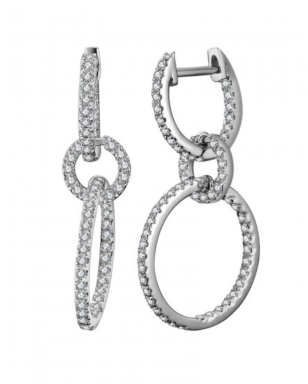 LINK STYLE ROUND DIAMOND DANGLING (TE1523)