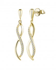 CRISS CROSS STYLE DIAMOND DANGLING (TE1527)