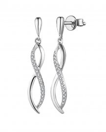CRISS CROSS STYLE DIAMOND DANGLING (TE1527)