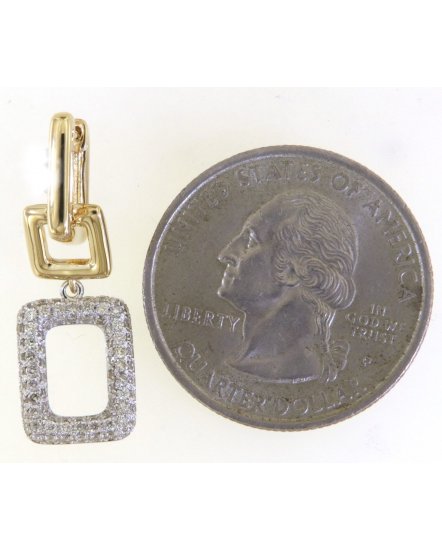 LINK STYLE DIAMOND DANGLING (TE1546)