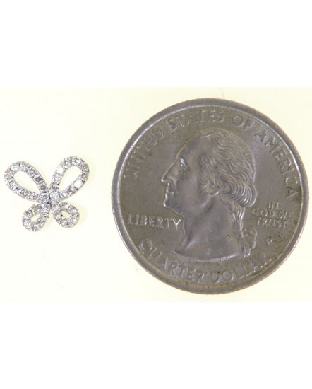 BUTTERFLY SHAPE DIAMOND STUDS (TE1548)