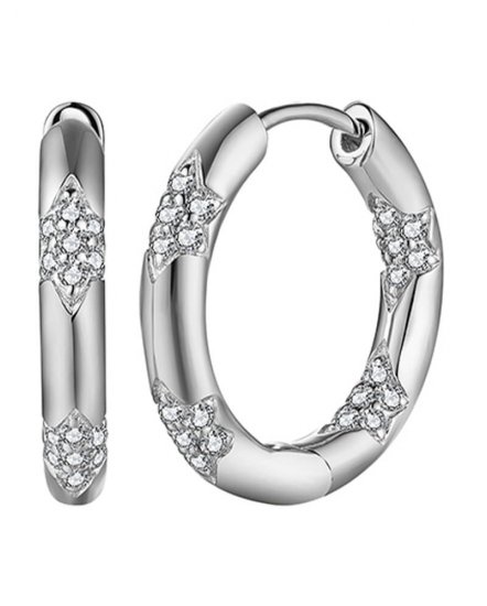 INSIDE OUTSIDE DIAMOND HOOPS (TE1553)