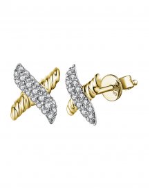 CROSS DIAMOND STUDS (TE1558)
