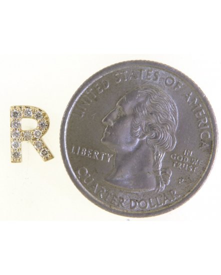 LETTER STYLE DIAMOND STUDS (TE1577)