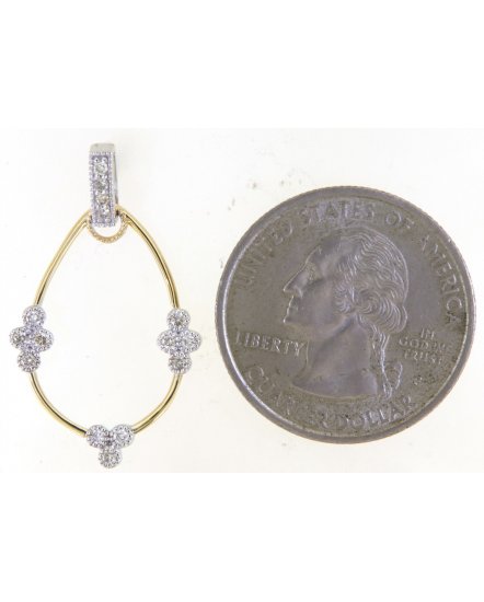 PEAR STYLE DIAMOND DANGLING (TE1587)