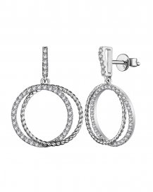 ROUND STYLE INTER LINKED DIAMOND DANGLING (TE1588)