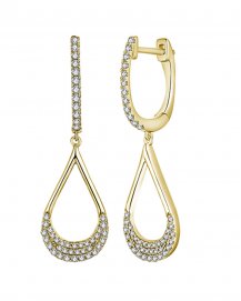 PEAR STYLE DIAMOND DANGLING (TE1593)