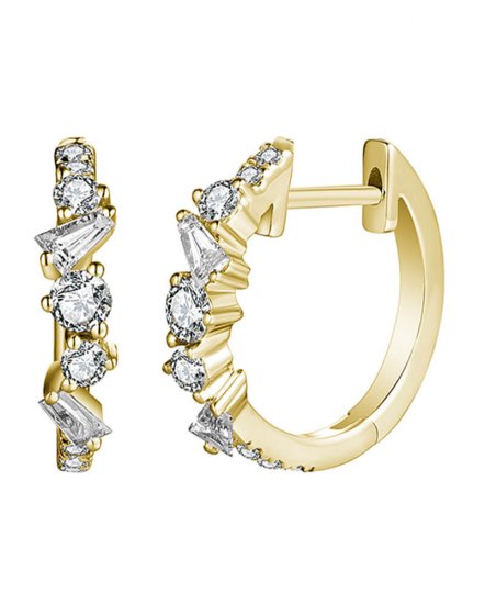 BAGUETTE DIAMOND HUGGIES (TE1596)