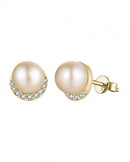 PEARL DIAMOND STUDS (TE1601)