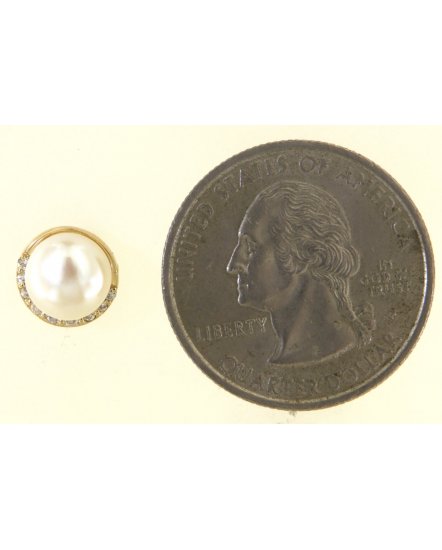 PEARL DIAMOND STUDS (TE1601)