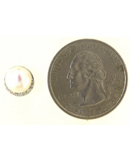 PEARL DIAMOND STUDS (TE1601)