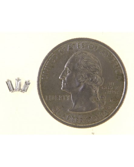 BAGUETTE DIAMOND STUDS (TE1602)