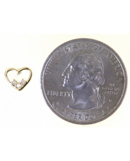 HEART SHAPE DIAMOND STUDS (TE1605)