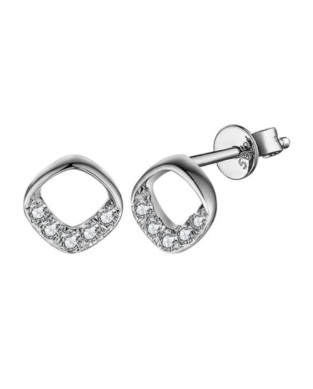 RHOMBUS DIAMOND STUDS (TE1609)