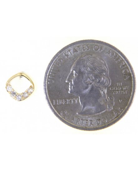 RHOMBUS DIAMOND STUDS (TE1609)