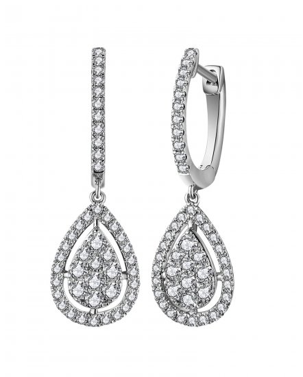 PEAR STYLE DIAMOND DANGLING (TE1637)