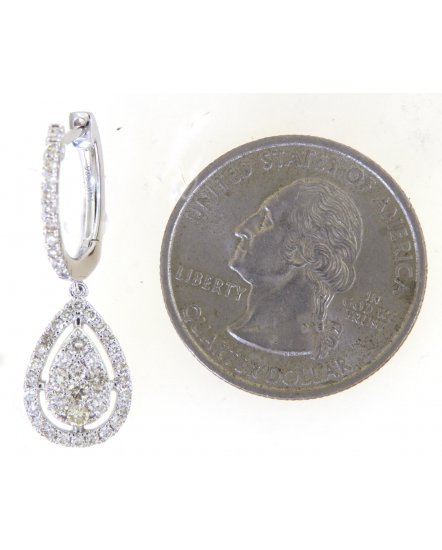 PEAR STYLE DIAMOND DANGLING (TE1637)