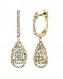 PEAR STYLE DIAMOND DANGLING (TE1660)