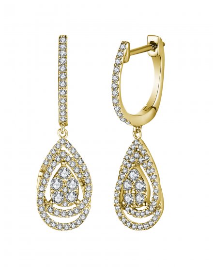 PEAR STYLE DIAMOND DANGLING (TE1660)