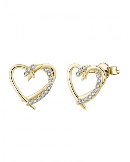 HEART SHAPE DIAMOND STUDS (TE1663)