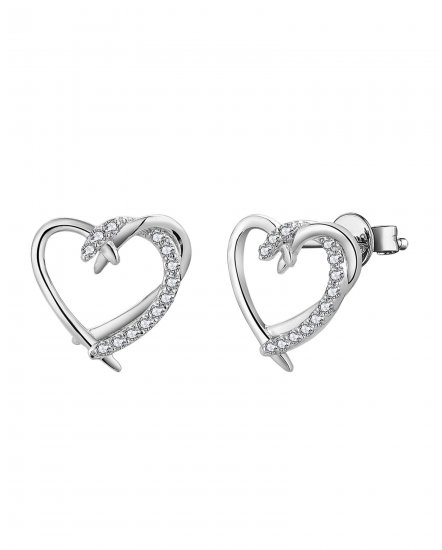 HEART SHAPE DIAMOND STUDS (TE1663)