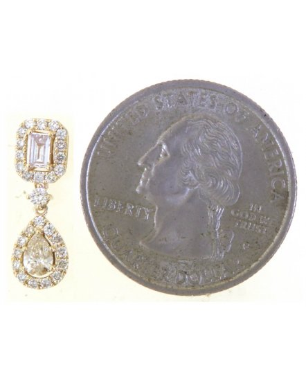 PEAR SHAPE DIAMOND DANGLING (TE1716)
