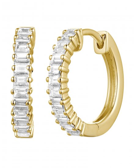 BAGUETTE DIAMOND HUGGIES (TE1722)