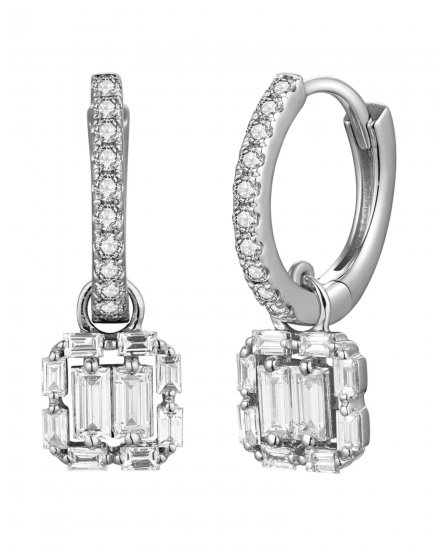 BAGUETTE DIAMOND DANGLING (TE1728)