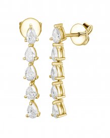 PEAR DIAMOND DANGLING (TE1732)