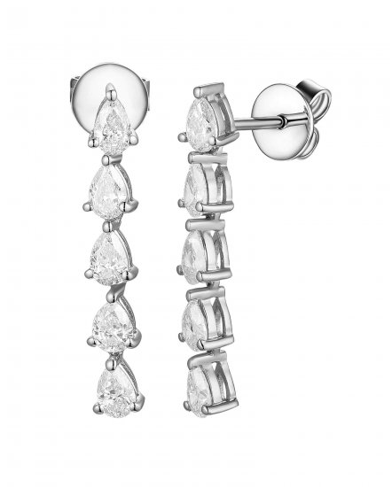 PEAR DIAMOND DANGLING (TE1732)