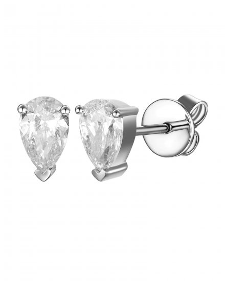 PEAR DIAMOND STUDS (TE1742)