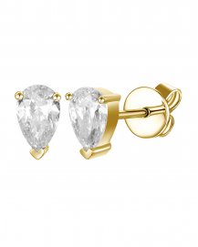 PEAR DIAMOND STUDS (TE1742)
