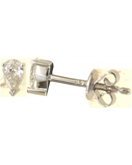 PEAR DIAMOND STUDS (TE1742)