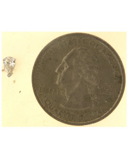 PEAR DIAMOND STUDS (TE1742)