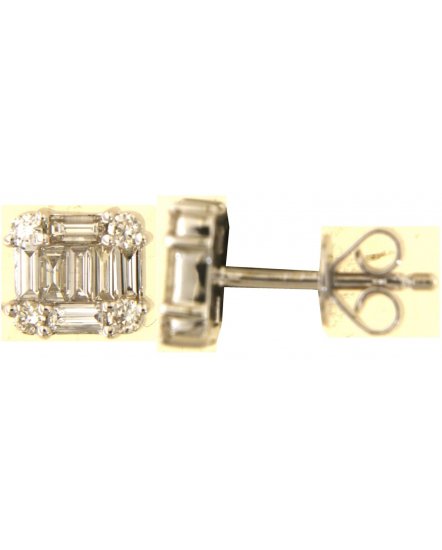 BAGUETTE DIAMOND STUDS (TE1750)