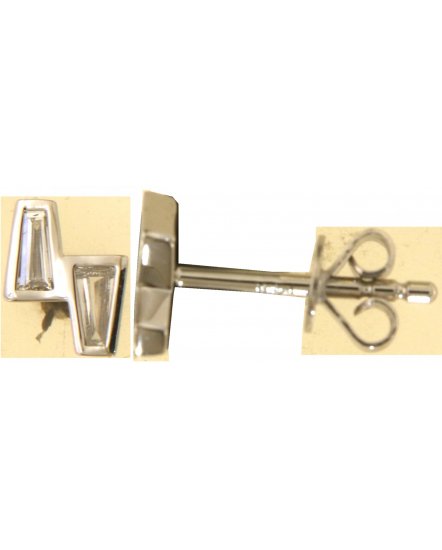 BAGUETTE DIAMOND STUDS (TE1751)